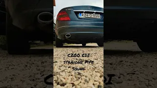 w204 C200 CDI straight pipe sound