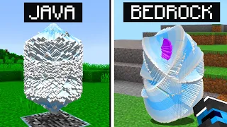 MINECRAFT: JAVA vs BEDROCK - 12 DIFFERENZE