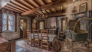 Huge Abandoned Farmhouse With Everything Left Behind From The 18th Century Of A Deceased Couple