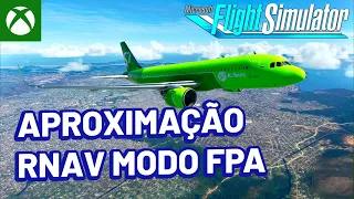 APROXIMAÇÃO RNAV modo FPA no FLIGHT SIMULATOR 2020 PC/XBOX com o A320neo ✈