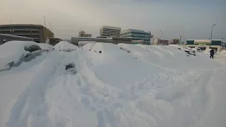 Forester Escapes Snow drifts