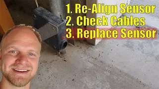 How to Fix a Garage Door that Won't Close - Genie Sensor Replacement