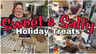 Classic Peanut Brittle & Candy Dipped Pretzels / Holiday Treat Haul / Vlogmas 2022
