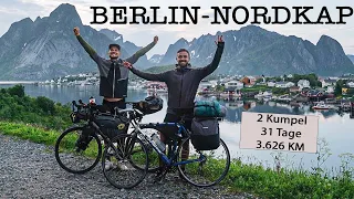 Berlin2Nordkap - 3.626km mit dem Fahrrad ans Nordkap 2022 1080P