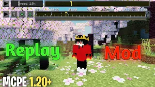 Easy and Best replay mod for Minecraft pocket edition 1.20+  !!