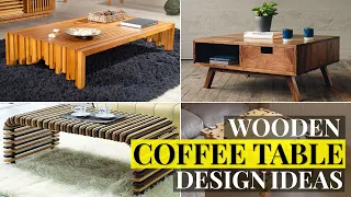 Wooden coffee table design ideas. Perfect coffee table for living room | Wood in interior