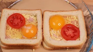 Горячий бутерброд с яйцом, который с удовольствием едят даже дети