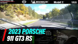 2023 Porsche 911 GT3 RS: On-Board Video Blistering 6:49.328 Nürburgring Lap Time