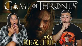 FIRST TIME Watching Game of Thrones! | 3x5 Reaction and Review | 'Kissed by Fire'