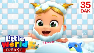 Bebek Temizlik Ve Hijyen Şarkısı🛀🚿 | Eğlenceli Ve Öğretici Çocuk Şarkıları | Little World Türkçe