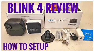 Blink Outdoor 4 Camera Unboxing and How to Set Up