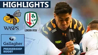 Wasps 26-29 London Irish HIGHLIGHTS | Incredible Match Won by 3 Points | Gallagher Premiership 19/20