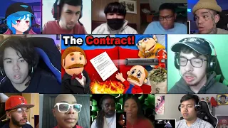SML Movie: The Contract! Reaction Mashup