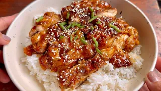 IF YOU HAVE ONLY 20 MINUTES MAKE SOY GLAZE CHICKEN THIGHS RECIPE!