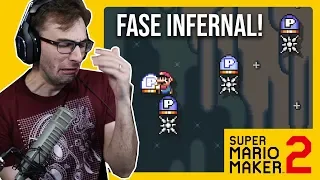 NEM ACREDITO QUE PASSEI DESSA FASE!!! - Super Mario Maker 2