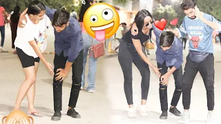 CREATING DRAMA PRANK ON CUTE GIRLS 😍II AMAZING REACTIONS II🔥 ANKUSH PRANK