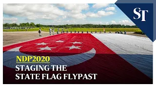 NDP2020: Staging the state flag flypast | The Straits Times