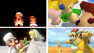 Evolution of Super Mario Endings (1985 - 2021)