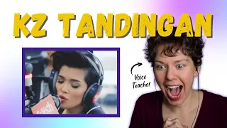 Voice Teacher Reacts to KZ TANDINGAN - Rolling in the Deep (Adele Cover)