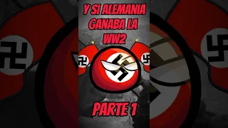 ¿y si Alemania ganaba la ww2? #countryballs #shorts #ww2