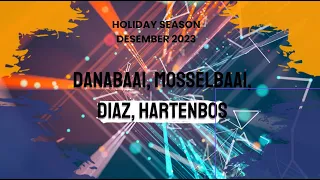 Danabaai, Mosselbaai, Diaz, Hartenbos Holiday Season Desember 2023. Western Cape South Africa