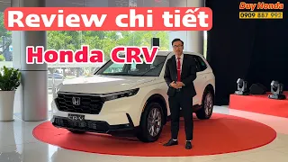 Review chi tiết xe Honda CRV bản L 2024 màu Trắng | Hiện đại hơn - Nhiều tiện ích hơn | Liệu có khó?