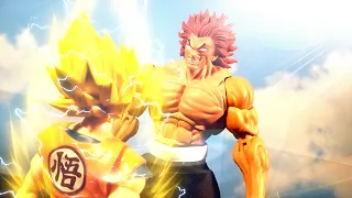 Goku vs Yujiro Hanma [Stop Motion Animation]