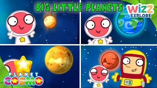 Big Little Planets 🌎 | @PlanetCosmoTV  | #Compilation | @WizzExplore