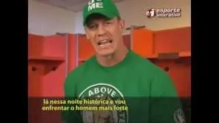 Recado de John cena sobre a WWE RAW no brasil.