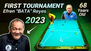 UNANG TOURNAMENT PA LANG NI EFREN REYES, BINOKYA AGAD ANG KALABAN | January 2023