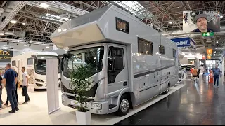 Phoenix Top Alkoven 9300 BMLGX Motorhome Iveco Mega RV luxury Camper walkaround and interior K487