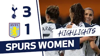 HIGHLIGHTS | SPURS WOMEN 3-1 ASTON VILLA | FAWSL