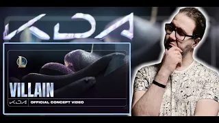 K/DA - VILLAIN (League of Legends Concept Music Video) | Реакция/Reaction