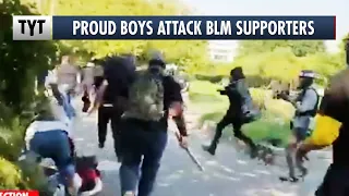 Trump Supporters Violently Attack Black Lives Matter Supporters