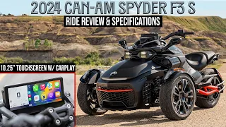 2024 Can-Am Spyder F3 S with All New Touchscreen Display!