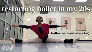 ⋆౨ৎ˚ ⟡ ˖ ࣪  RESTARTING BALLET IN MY 20s ⟡ thrifting shrugs and learning ballet combinations 002