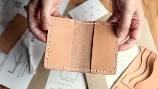 Make a $100 Leather Wallet for $15...WITHOUT TOOLS!!!