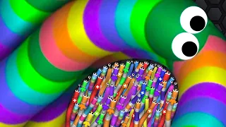 Slither.io A.I. 116,000+ Puntuación Épico Slitherio Como se Juega Mejores momentos! #11