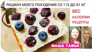 Похудела со 115 до 61 кг. Меню на день с рецептами