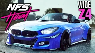 Need for Speed HEAT Gameplay - BMW Z4 "Supra" Widebody Customization!