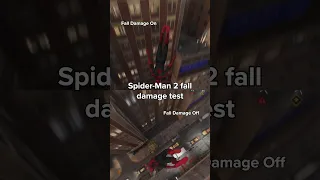 Spider-Man 2 fall damage is HARDCORE