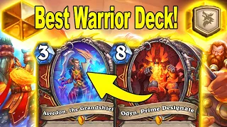 Climb Ranks After Nerfs With Control Warrior Deck That Changed The Titans Mini-Set | Hearthstone