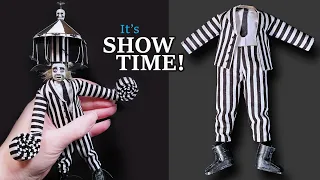 Miniature BEETLEJUICE Doll - Making the Clothes DIY - Part 2