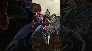 Regina vs Jurassic World Dinosaurs | DINO CRISIS vs JURASSIC PARK #shorts