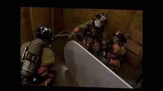 Probationary Firefighter - Trapped Firefighter RIC Drill - Zero Visibility