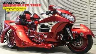 The Goldwing Red Trike Stands as A Symbol of Touring Luxury | 2023 Honda Goldwing Red Trike