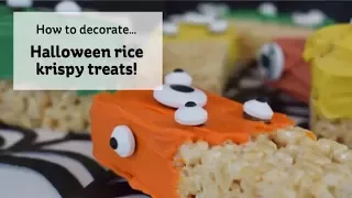 How to Decorate Halloween Rice Krispy Treats | Hobbycraft