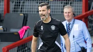 Stuart Kettlewell reacts to win over Ross County