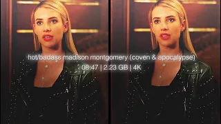 hot/badass Madison Montgomery (coven & apocalypse)┆ 4K + logoless