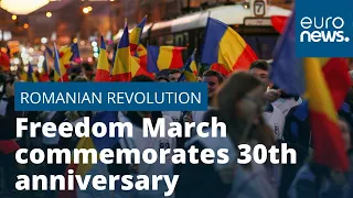 Romanian Freedom March commemorates those killed 30 years ago